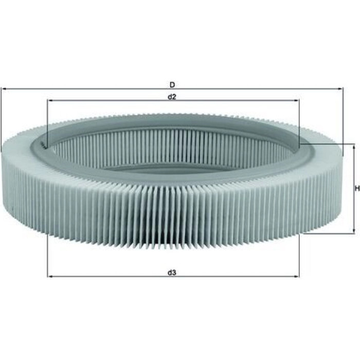 MAHLE Luftfilter LX 209