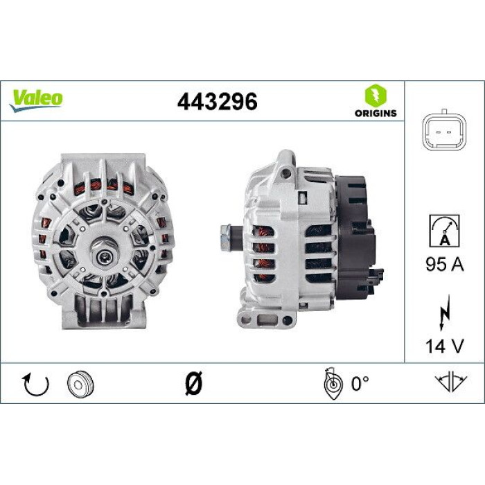 Valeo Lichtmaschine 443296 Valeo Lichtmaschine 443296