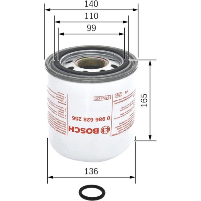 Bosch Trockenmittelbox 0 986 628 256 Bosch Trockenmittelbox 0 986 628 256