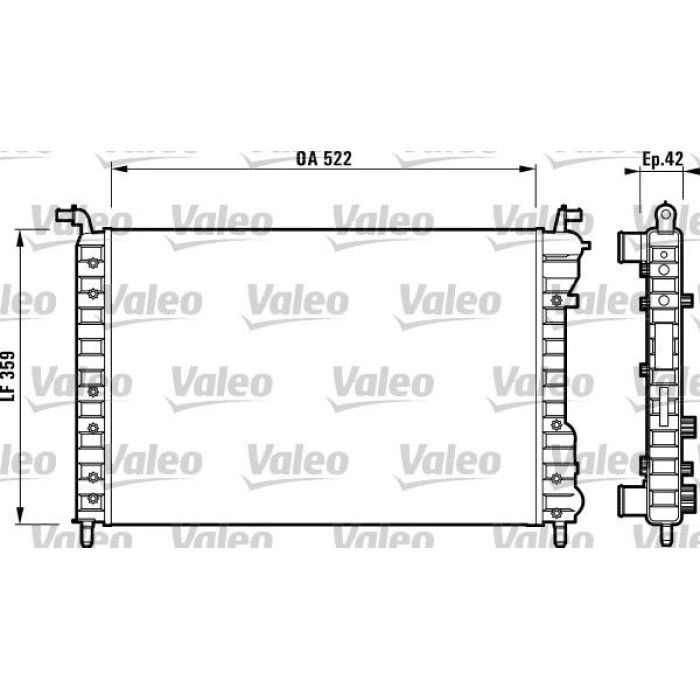 Valeo Motorkühler 732005