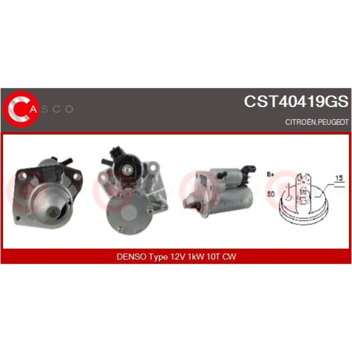 CASCO Anlasser CST40419GS CASCO Anlasser CST40419GS