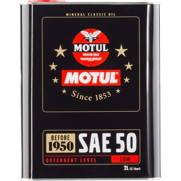 Motul Classic SAE 50 2 Liter 104510 Motul Classic SAE 50 2 Liter 104510