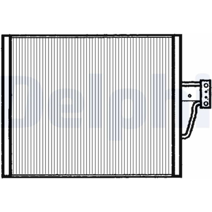 Delphi Klimakondensator TSP0225018 Delphi Klimakondensator TSP0225018