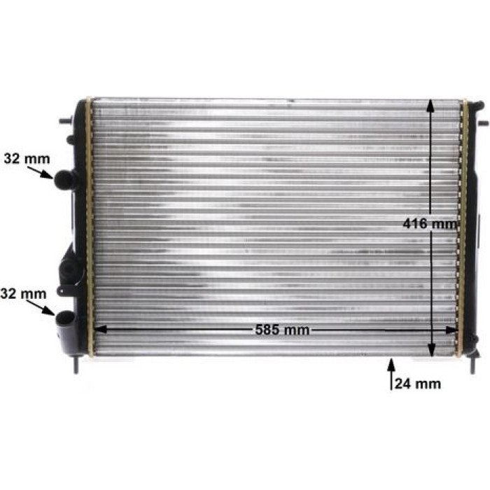MAHLE Kühler, Motorkühlung CR 493 000S MAHLE Kühler, Motorkühlung CR 493 000S