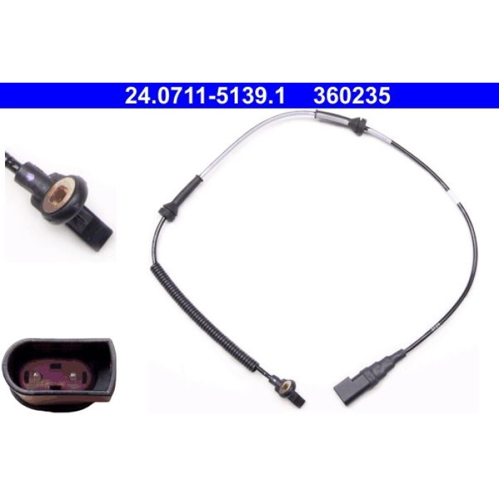 ATE ABS-Sensor 24.0711-5139.1