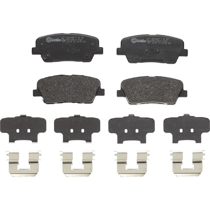 BREMBO Bremsklötze HA P 30 105 BREMBO Bremsklötze HA P 30 105