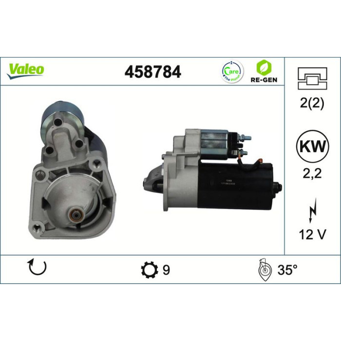 Valeo Anlasser 458784 Valeo Anlasser 458784