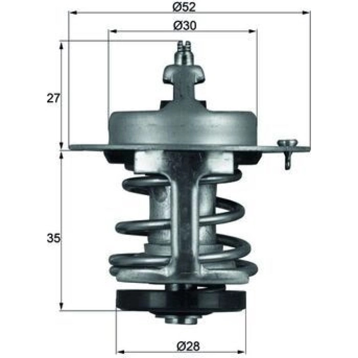 TX 69 79 MAHLE Kühlmittelthermostat TX 69 79, 79 °C – u. a. für Honda Civic IV Hatchback (EC, ED, EE, EF), IV Stufenheck (ED, EF), VI Fastback (MA, MB) – OE Nummer 19300-PE0-013 - l TX 69 79 MAHLE Kühlmittelthermostat TX 69 79, 79 °C – u. a. für Honda Civic IV Hatchback (EC, ED, EE, EF), IV Stufenheck (ED, EF), VI Fastback (MA, MB) – OE Nummer 19300-PE0-013 - l