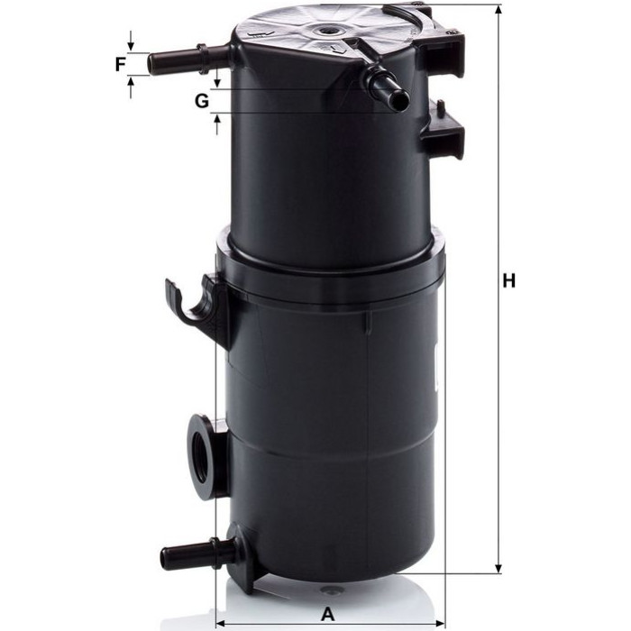 MANN-FILTER Kraftstofffilter WK 10 034 z MANN-FILTER Kraftstofffilter WK 10 034 z