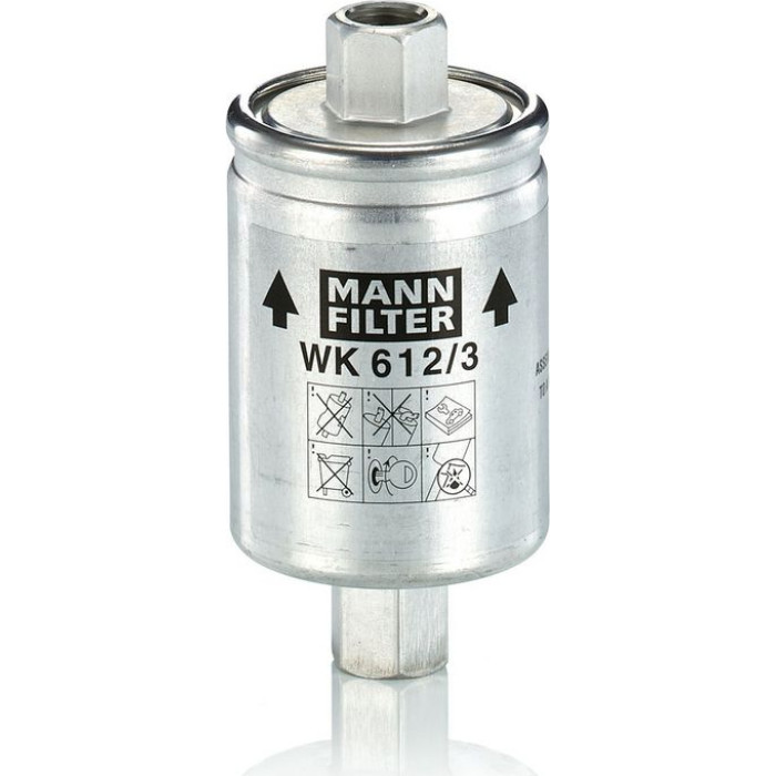 MANN-FILTER Kraftstofffilter WK 612/3 MANN-FILTER Kraftstofffilter WK 612/3
