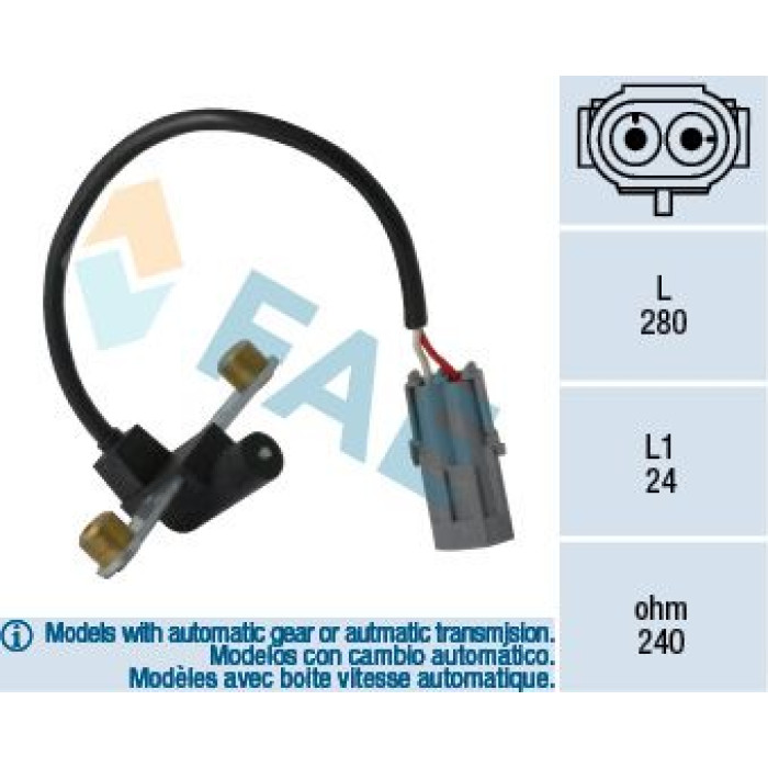 FAE Impulsgeber, Kurbelwelle 79022 FAE Impulsgeber, Kurbelwelle 79022