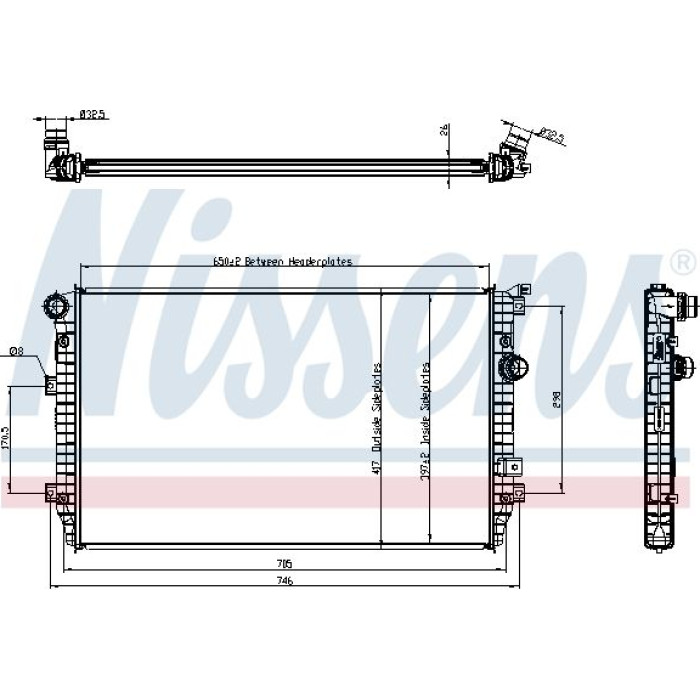 Nissens Wasserkühler PKW 65335 Nissens Wasserkühler PKW 65335