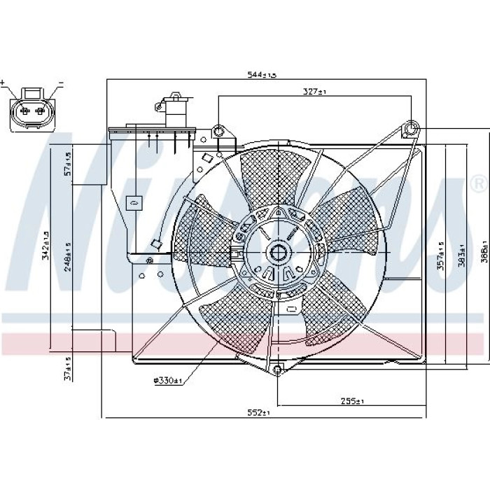 Nissens Kühlerlüfter PKW 85227 Nissens Kühlerlüfter PKW 85227