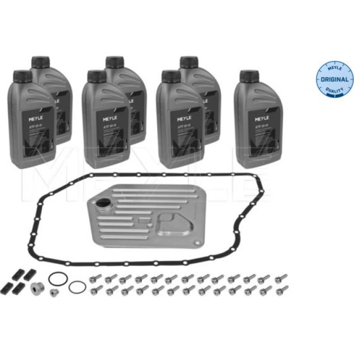 MEYLE Ölwechselkit Automatikgetriebe 100 135 0002 – 01V, 5HP19, Getriebeautomatik 5 Gang, 7 Liter, Standard-Kit 1001350002