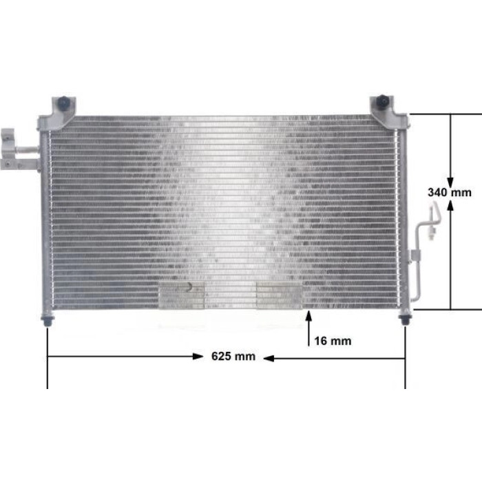 MAHLE Kondensator, Klimaanlage AC 327 000S