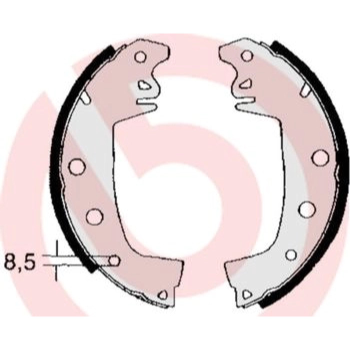 Bremsbackensatz VA S 68 503 Bremsbackensatz VA S 68 503