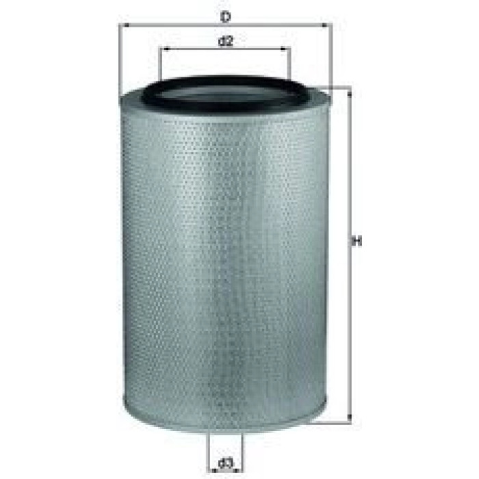 MAHLE Luftfilter LX 273 MAHLE Luftfilter LX 273