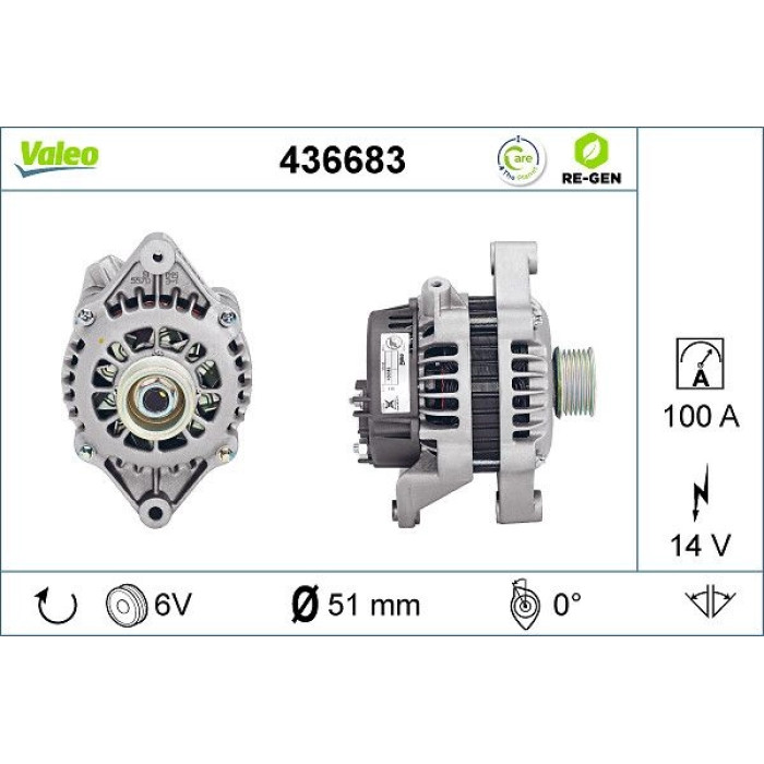 Valeo Lichtmaschine 436683
