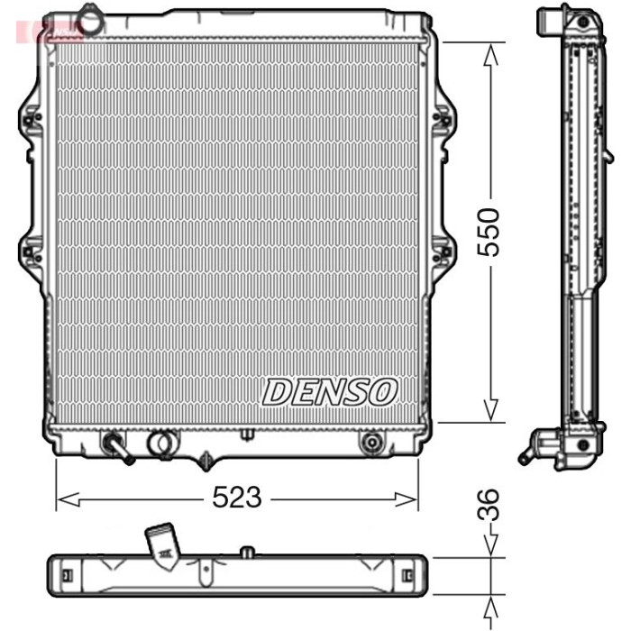 Denso Motorkühler DRM50084 Denso Motorkühler DRM50084