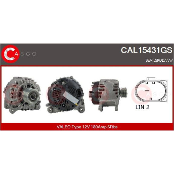 CASCO Generator CAL15431GS CASCO Generator CAL15431GS