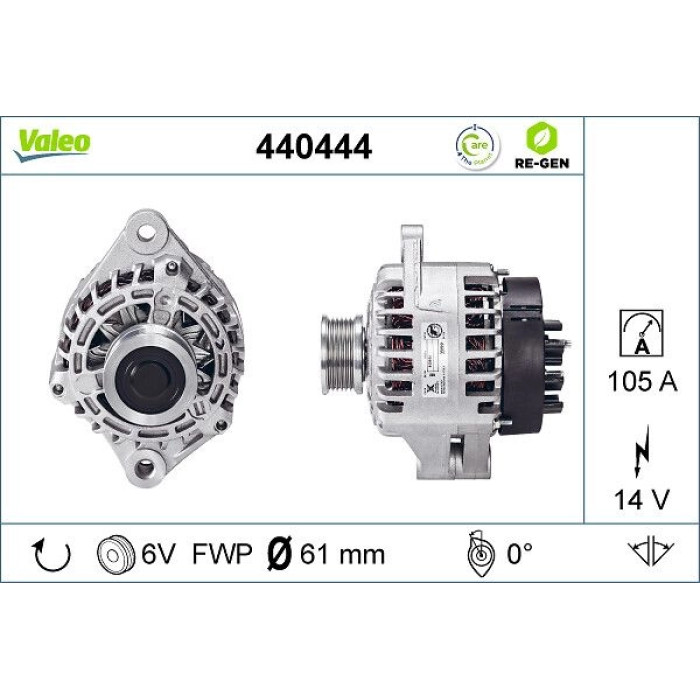 Valeo Lichtmaschine 440444