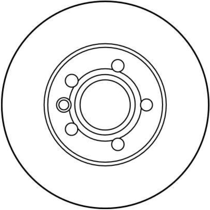 TRW Bremsscheibe VW T4 96 DF2809 TRW Bremsscheibe VW T4 96 DF2809