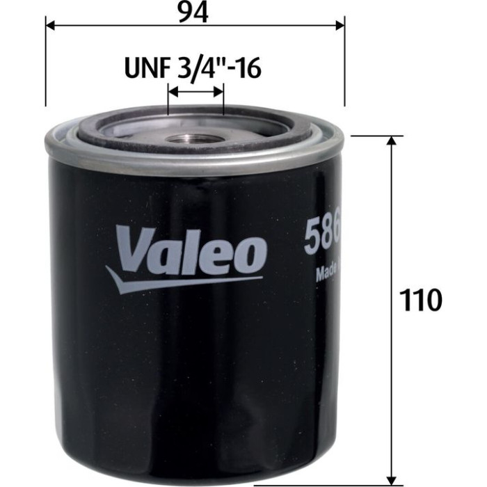 Valeo Ölfilter 586134 Valeo Ölfilter 586134