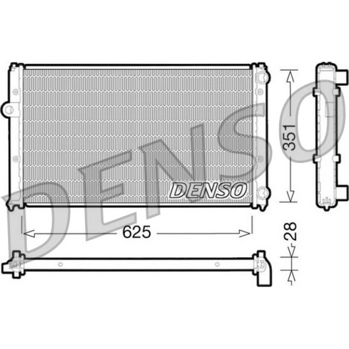 Denso Motorkühler DRM26001