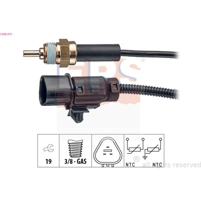 Sensor, Kühlmitteltemperatur 1.830.373 Sensor, Kühlmitteltemperatur 1.830.373