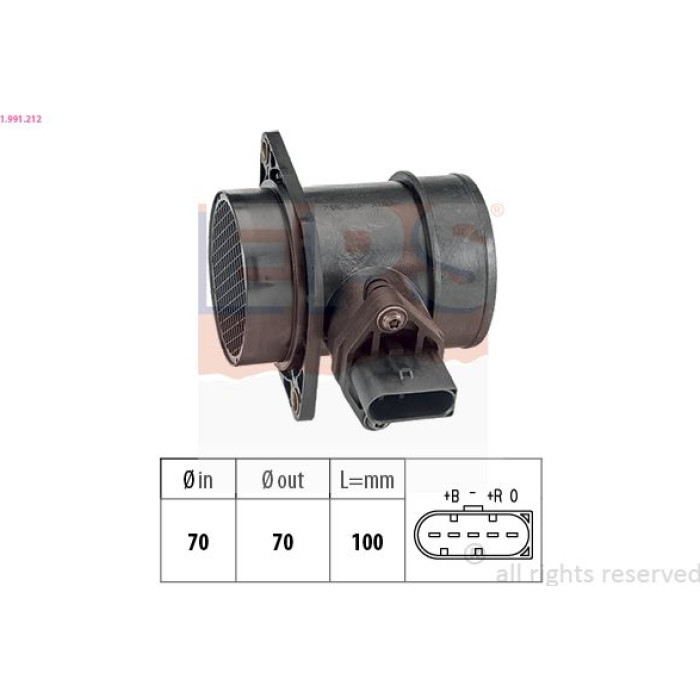 Luftmassenmesser 1.991.212 Luftmassenmesser 1.991.212