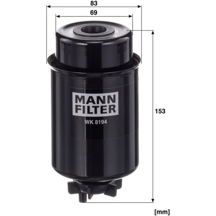 MANN-FILTER Kraftstofffilter LKW WK 8194