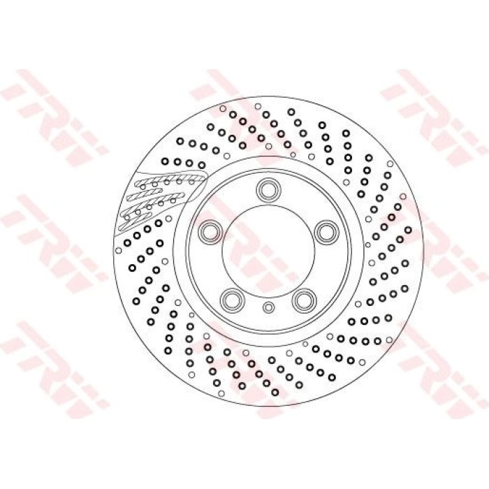 TRW Bremsscheibe Vorderachse rechts DF6541S TRW Bremsscheibe Vorderachse rechts DF6541S