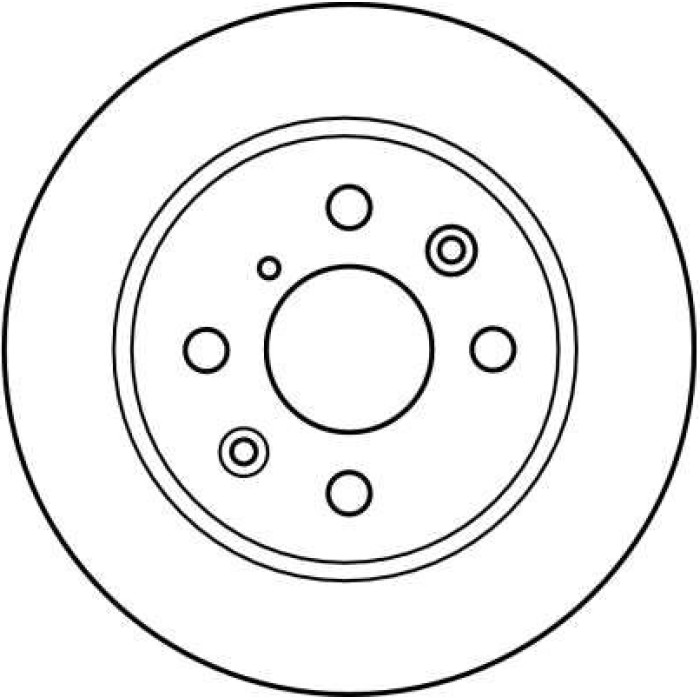 TRW Bremsscheibe Mazda S. 323 DF4020 TRW Bremsscheibe Mazda S. 323 DF4020
