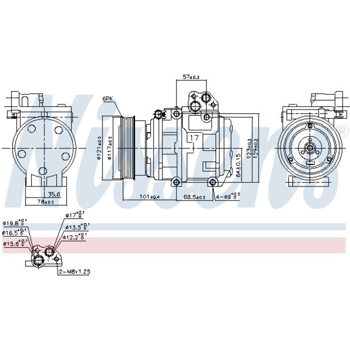 Nissens Klimakompressor PKW 890234 Nissens Klimakompressor PKW 890234