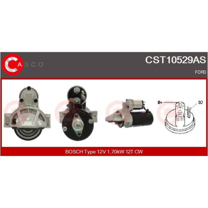 CASCO Anlasser CST10529AS CASCO Anlasser CST10529AS