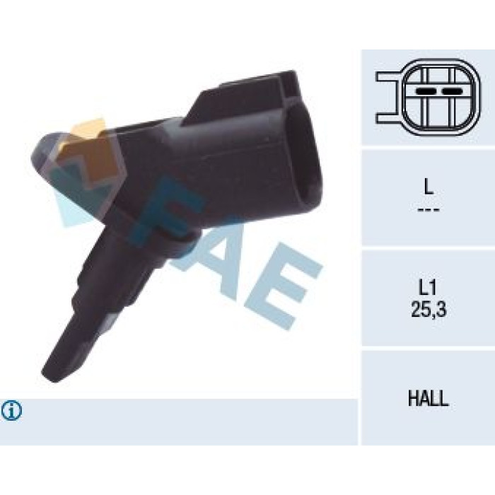 FAE Sensor, Raddrehzahl 78094 FAE Sensor, Raddrehzahl 78094