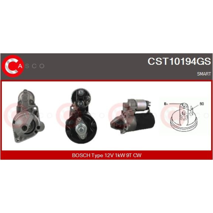 CASCO Anlasser CST10194GS CASCO Anlasser CST10194GS