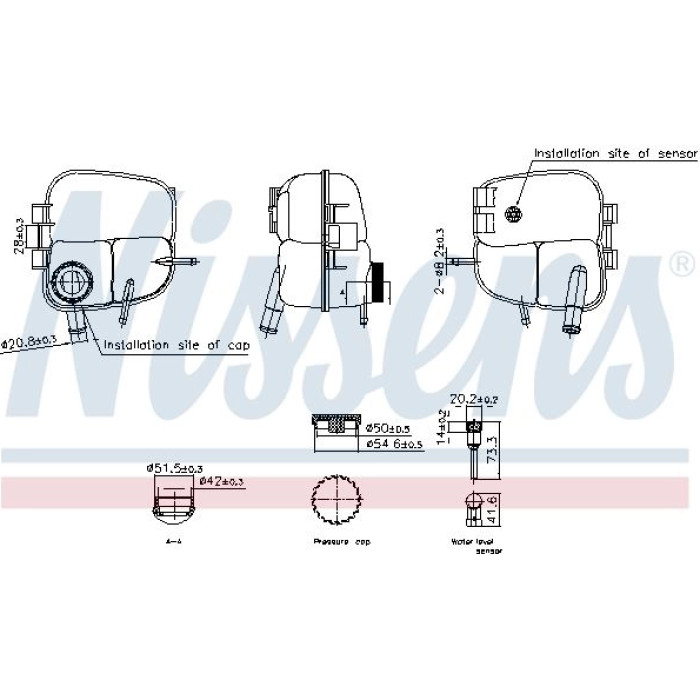 Nissens Kühlmittel-Ausgleichsbehälter 996303