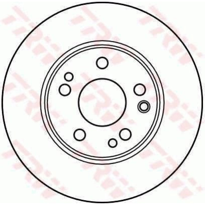 TRW Bremsscheibe DF2608 TRW Bremsscheibe DF2608