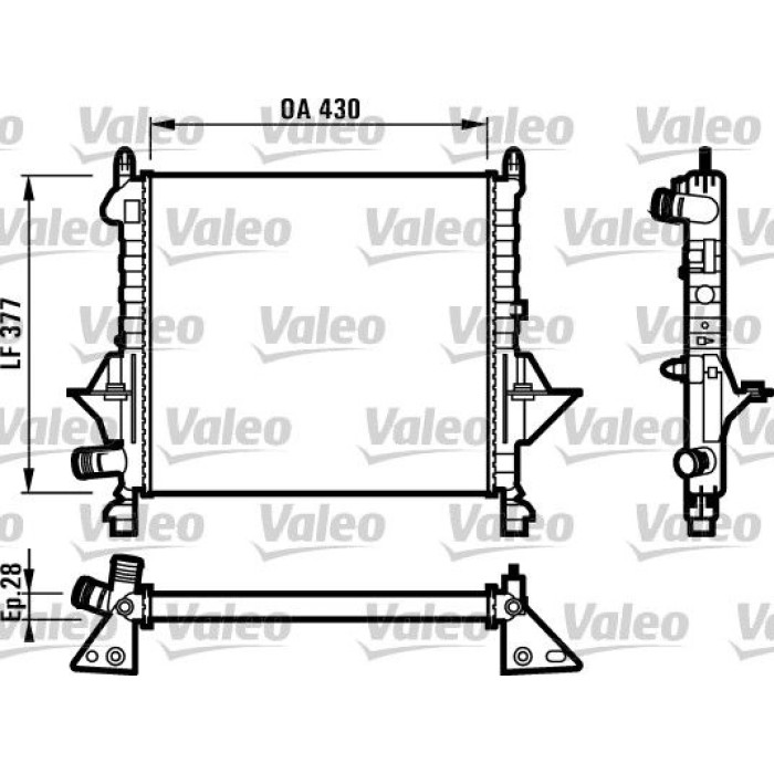 Valeo Motorkühler 731552
