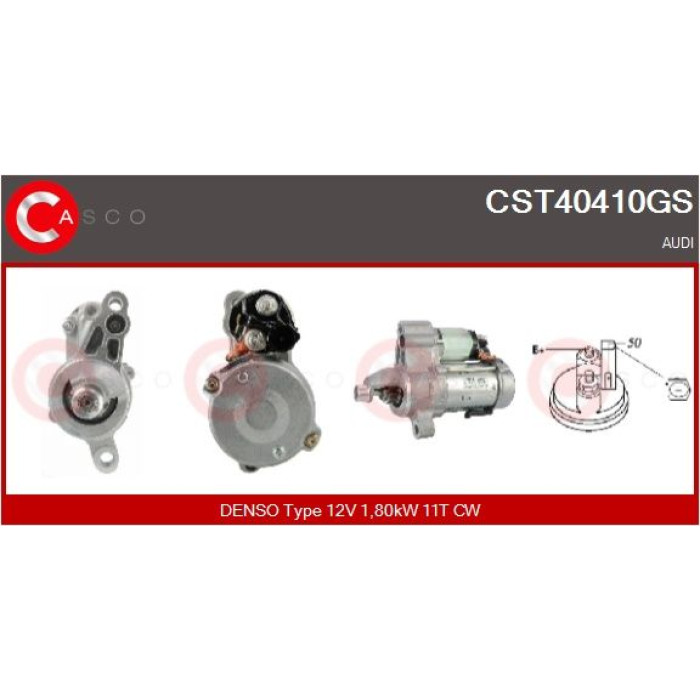 CASCO Anlasser CST40410GS CASCO Anlasser CST40410GS