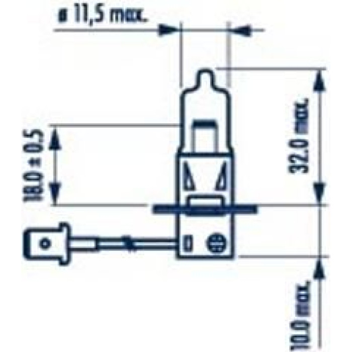 487003000 NARVA H3 Halogenlampe 24 V 70 W PK22s - 487003000 - l 487003000 NARVA H3 Halogenlampe 24 V 70 W PK22s - 487003000 - l