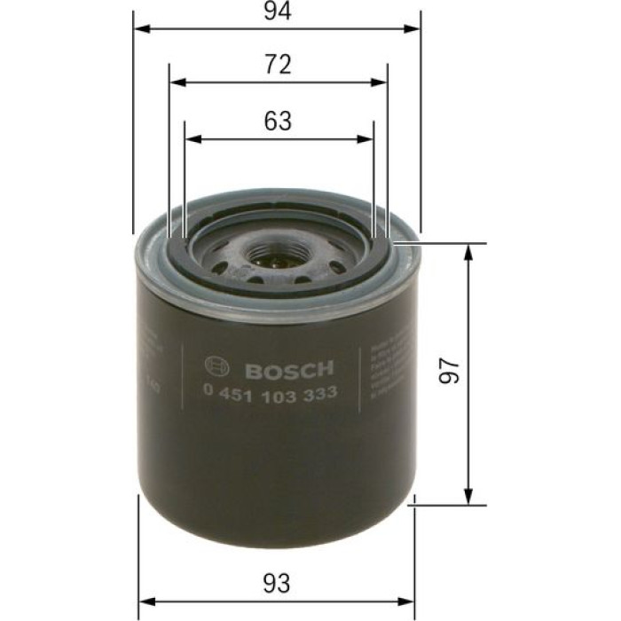 Bosch Ölfilter 0 451 103 333