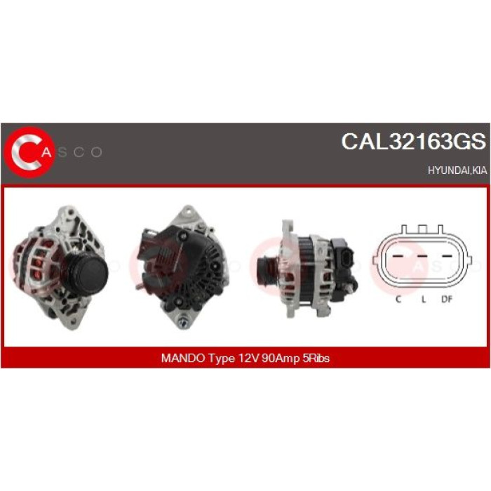 CASCO Generator CAL32163GS CASCO Generator CAL32163GS