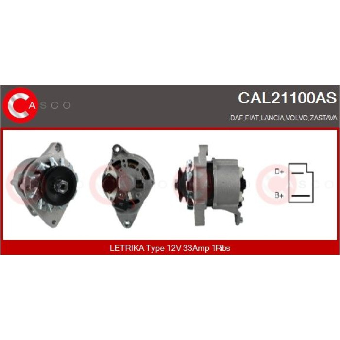 CASCO Generator CAL21100AS CASCO Generator CAL21100AS