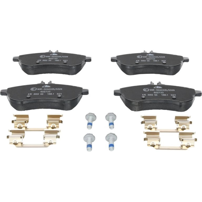 ATE Bremsbelagsatz Mercedes-Benz Vorderachse W204 C180-300 Ohne Sport 13.0460-2733.2 ATE Bremsbelagsatz Mercedes-Benz Vorderachse W204 C180-300 Ohne Sport 13.0460-2733.2