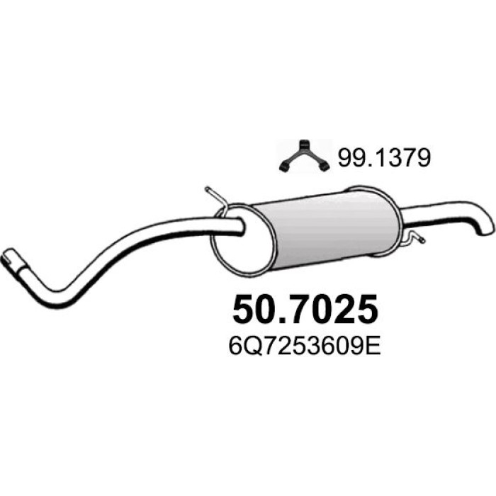 ASSO Endschalldämpfer 50.7025 ASSO Endschalldämpfer 50.7025