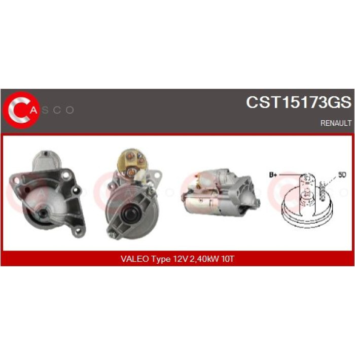 CASCO Anlasser CST15173GS