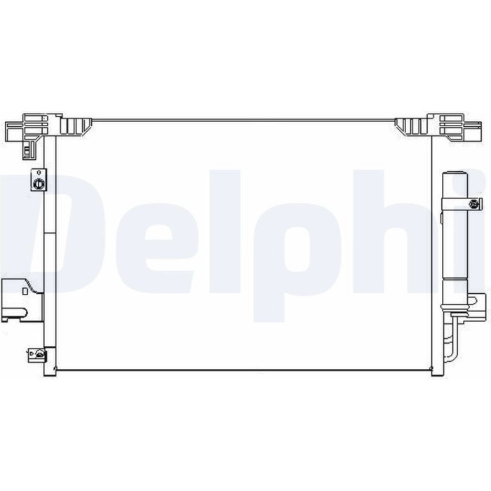 Delphi Klimakondensator TSP0225648 Delphi Klimakondensator TSP0225648