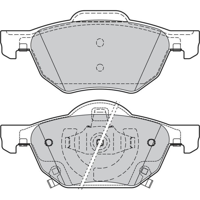 Valeo Bremsbelagsatz 598824 Valeo Bremsbelagsatz 598824